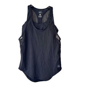 EAU Spa Black‎ Layered Built-In Bra Support Tank Top